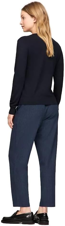 Tommy Hilfiger Womens Classic Fit Lightweight V-Neck Sweater - Image 4