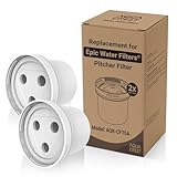 2 Pack Filter Replacement for All Epic Water Filters® Pitchers and Dispensers, Aquagear® Water Filter Pitchers, 150-Gallon Long-Life, BPA Free, AQUA CREST
