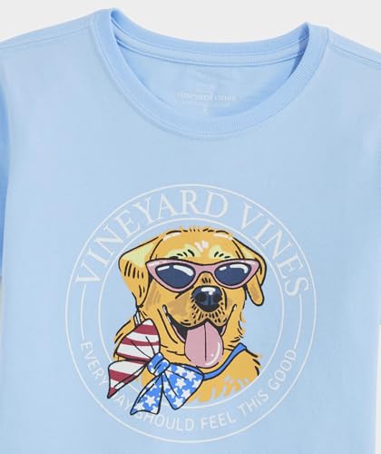 vineyard vines Girls' Edsftg USA Pup Short-Sleeve Tee3