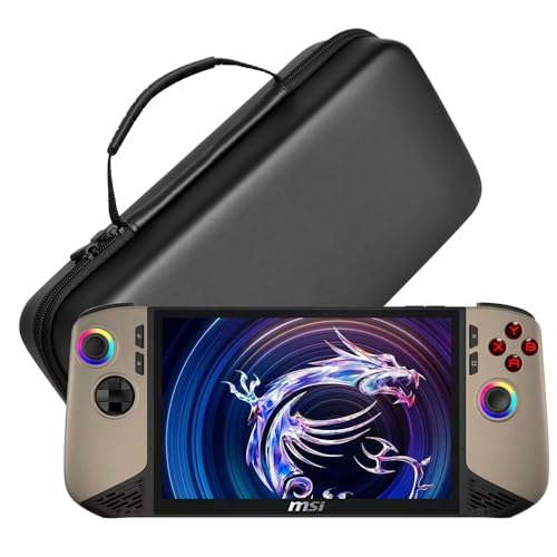 Voikoli Protective Bag Portable Storage Case Compatible with MSI Claw 8 Ai+ /Lenovo Legion Go S / Legion Go 2 Game Console,Eva Hard Shell Case (Black) by Generic - Used condition - Image 2