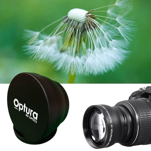 image for OPTURA HD OPTICS OPTURA HD 52MM HD Sport Action 2X Tele Zoom Lens for 