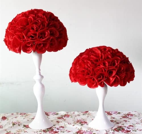 Ylbfjxk 5 Pack Artificial Flower Ball For Centerpieces Bridal Wedding Artificial Wedding Party Centerpieces Decorations, 7.8Inch, Cream White #TOP7