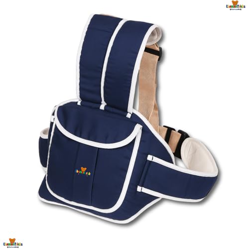 Image of Baby Safety Belt for 2 Wheeler | Adjustable Two Wheeler /Motorcycle Safety Harness Strap Belt for Children for 2 to 6 Year (Navy Blue)