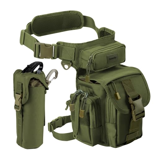 Jueachy Drop Leg Bag for Men Tactical Metal Detecting Thigh ...