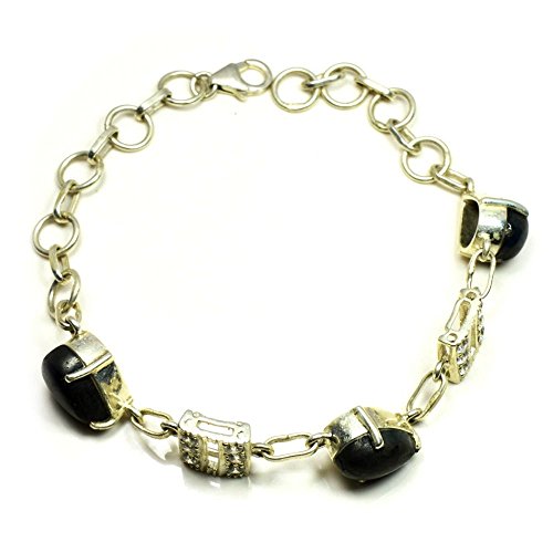 Bijou Onyx Noir Poire Argent 925 Un Cadeau Idéal pour Femme