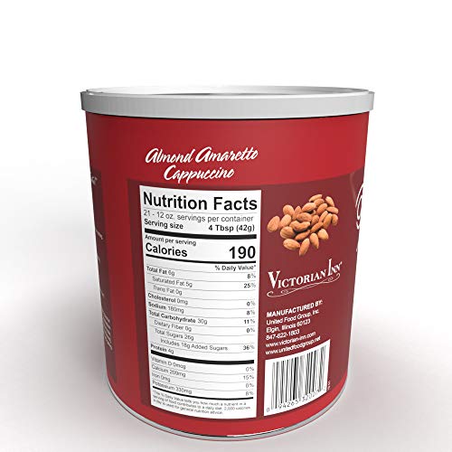 Victorian Inn Instant Cappuccino, Almond Amaretto, 32-Ounce Canister #TOP1