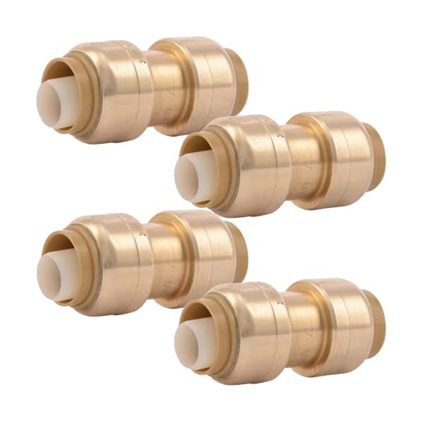 Shark Bite u008lf gerade Kupplung, Sanitär-Armatur für private und gewerbliche Bereiche Wasser Anwendung 13 mm (1/2 Zoll…