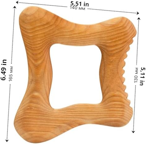 Wooden Gua Sha Massager for Body Unique Personalized Gifts Unique Gift for Wife Gua Sha Facial Tools Scraping Massage Tool Skin-Care Gift (Cube) image 4