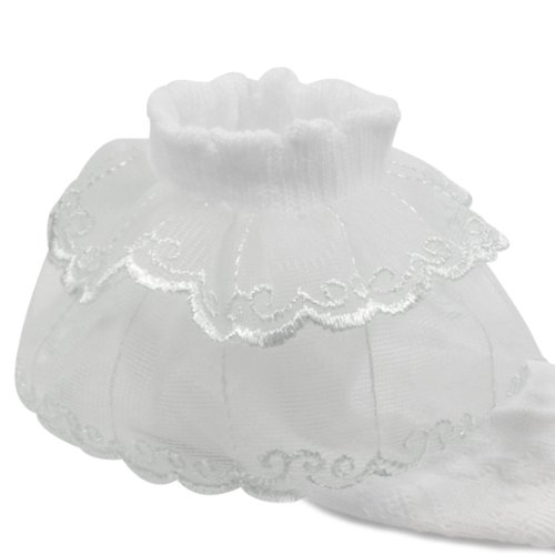 Wrapables Lil Miss Emily Double Layer Lace Ruffle Socks (Set Of 5), Size 4-6 #TOP5