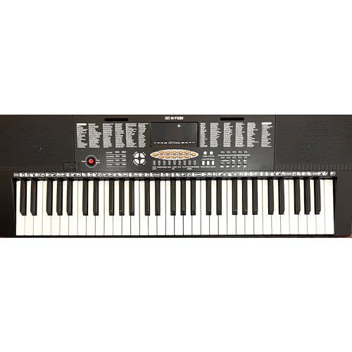 Teclado Musical Profissional 61 Teclas LCD Timbres e Ritmos