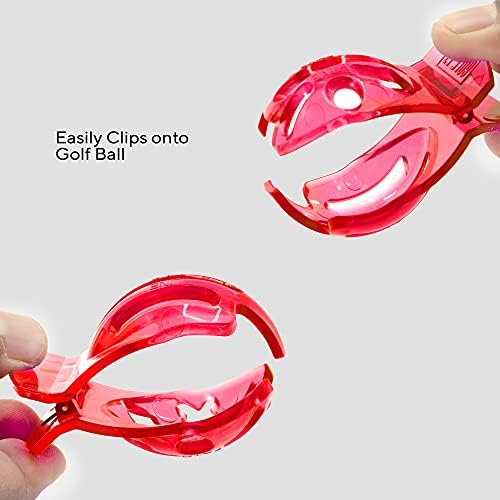 Golf-EZ TRI-LINE Golf Ball Alignment Kit with Hat Clip Ball Marker and Carry Case | Swing Path Arrows & Ball Identifiers 4 Golf-EZ TRI-LINE Golf Ball Alignment Kit with Hat Clip Ball Marker and Carry Case | Swing Path Arrows & Ball Identifiers