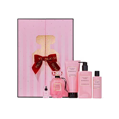 Victoria's Secret Bombshell Eau de Parfum 5 Piece Gift Set: 3.4 oz. Mini Eau de Parfum, Body Wash, Body Lotion, & Luminous Body Lotion - Image 4