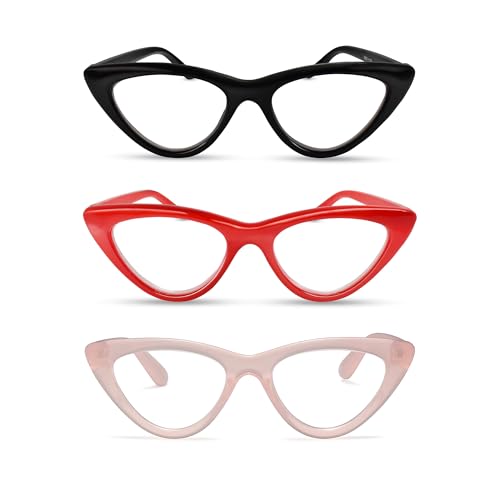 2SeeLife Cateye Reading Glasses for Women – Premium TR-90 Readers with a Durable, Sturdy Narrow Frame & Spring Hinges