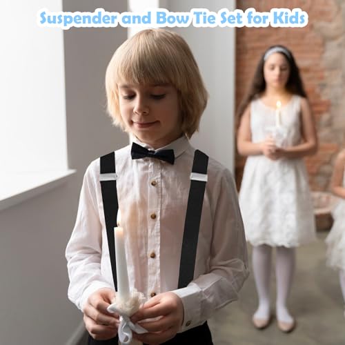 Bow Ties for Boys,Suspenders for Boys,Toddler Suspenders,Kids Bow Tie,Boys Suspenders and Bow Tie Set4