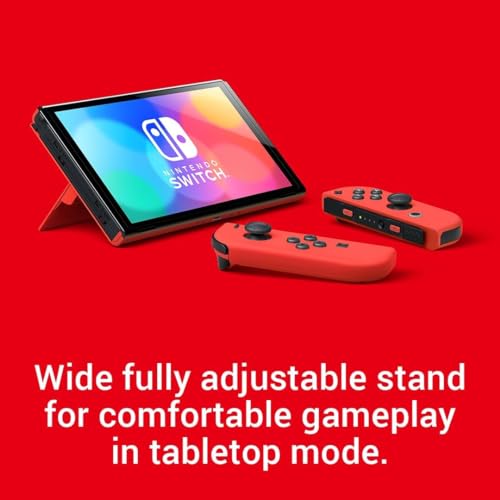 Image of Nintendo Switch OLED Gaming Console with Joy-Con (Mario Red Edition)