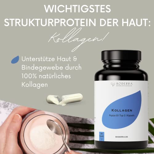 Kollagen Kapseln von Boderra Hochdosierte Ergänzung