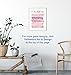Motivation Inspiration Wall Art - Positive Quotes Wall Decor - Encouragement Gift - Inspirational Gift for Woman Girl Daughter Entrepreneur - Pink Motivational poster - Home Office Bedroom Bathroom
