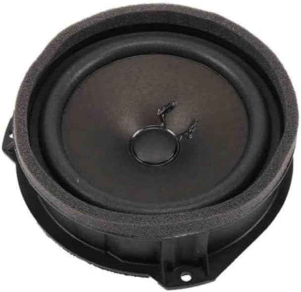 KarParts360 for GMC Terrain 2010-2017 Radio Speaker Front | Blade Terminal Type | Black Cone | 2 Terminal | Black Frame | Replacement for 25802875