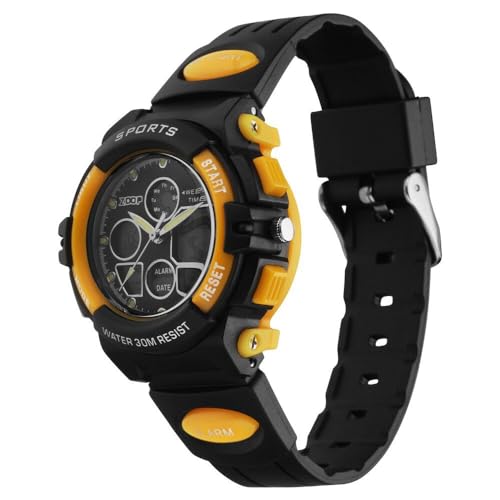 Image of Zoop Analog Digital Watch with Black Dial & Black Strap for Boys Kids, from House of Titan - NT16033PP01W