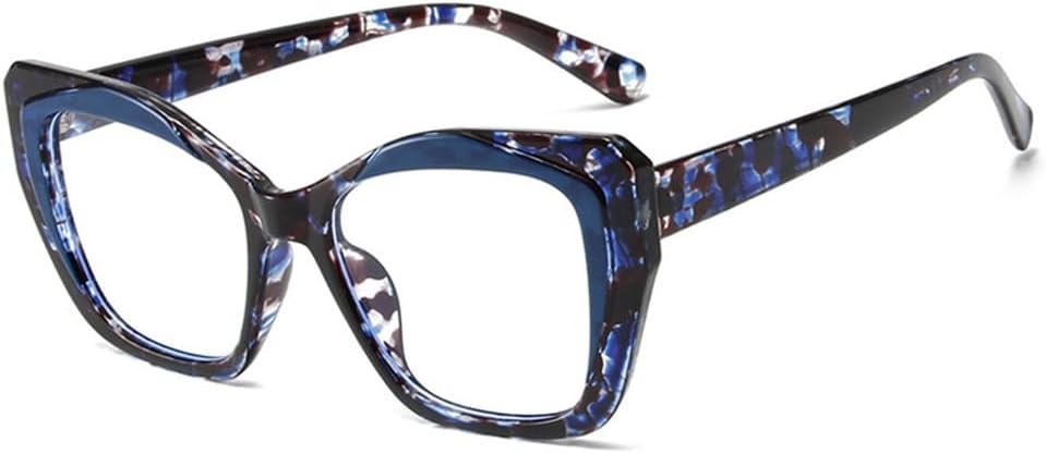 Retro Cat Eye Women Glasses Frame Eyewear Men Colorful Leopard Frame