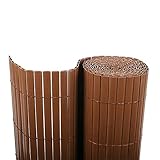  Cañizo PVC Doble Cara Marrón Chocolate. 3M1.5x3m1.5x3m