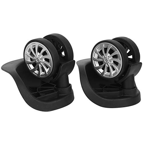 Roda de reposição de bagagem ecologicamente correta, acessório de bagagem preto, estojo para mala de