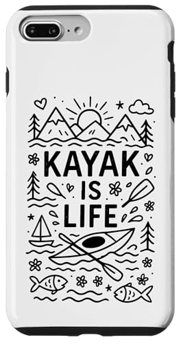 Kayak Canoes-Boat Kayaking, JbN tBbVO JbN V[JbN ނ JbN X}zP[X iPhone 7 Plus/8 Plus p