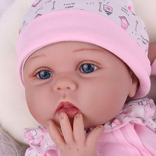 Kaydora Reborn Baby Doll Girl, 22 inch Soft Weighted Body, Cute Lifelike Handmade Silicone Doll - Thumbnail 3