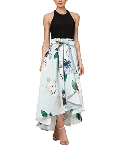 Ignite Women s Hi-Lo Party Gown, Gold, 12