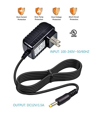Sunjean 5582656486 Wall Charger For Portable Dvd Player, Power Supply Cord Ac-Dc Mains Adapter Compatible thumb #1