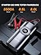 TREKURE Starthilfe Powerbank mit Kompressor, 150PSI 5500A Auto Starthilfe Powerbank für 8.5L Benzin und 8.0L Dieselmotor, 12V Booster Auto Starthilfe mit LED-Licht