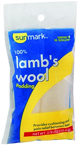 sunmark Off- White Lamb's Wool Padding 0.37 oz. 19" L 01093904233