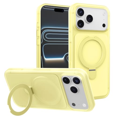 Coque iPhone 16 Pro jaune antichoc pour regarder vos vidéos partout
