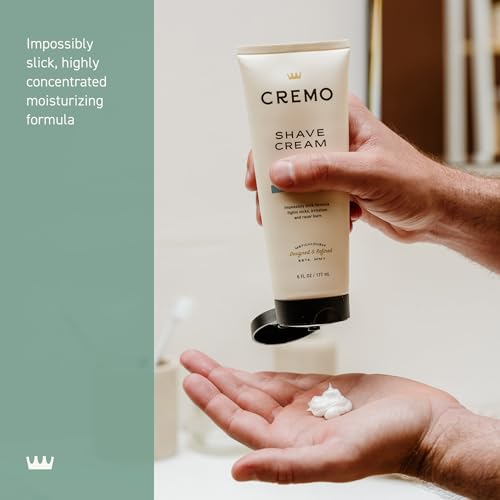 Image of Cremo Silver Water & Birch Shave Cream, Astonishingly Superior Ultra-Slick Shaving Cream for Men, Fights Nicks, Cuts and Razor Burn, 6 Fl Oz