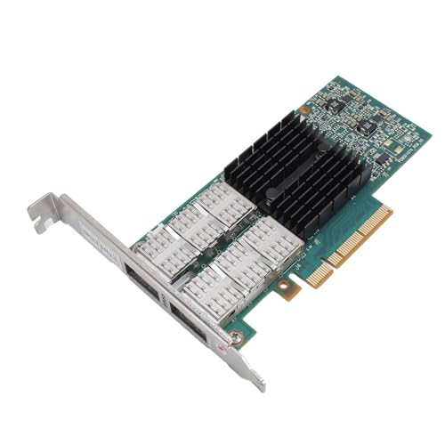 Tarjeta Ethernet PCIe 40Gb Fabater, 2 Puertos 40Gbps, Baja Latencia, PCIe 3.0, Adaptador Ethernet para Fibra Óptica miniatura 4