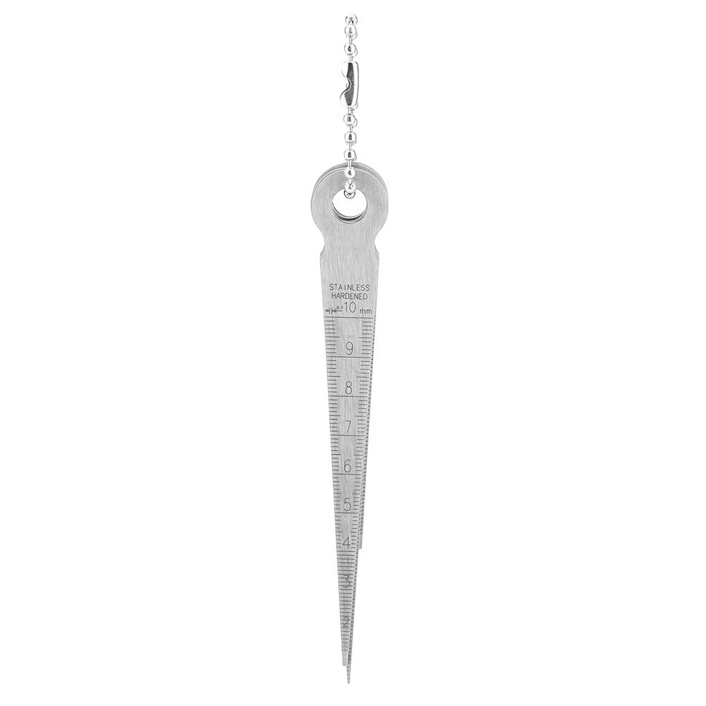 Taper Gage Set 10mm Stainless Steel Taper Welding Gauge Gage Test Hole Inspection Tool Rulers for Cylindrical Bores Measurement: Tools & Home Improvement