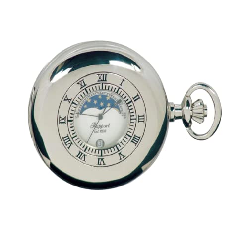Rapport London, Half Hunter Silver Pocket Watch #TOP7