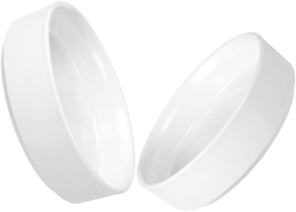 Kisangel 6pcs Heavy Duty Ceramic Plant Saucer Tray for Pots Drip Tray for Flower Pot Water Collection Base for Use