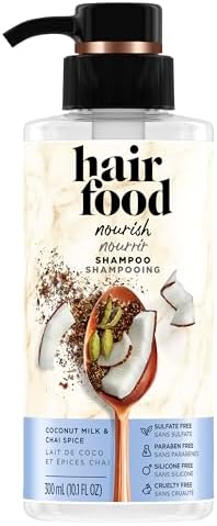 Hair Food, Nourishing Shampoo, Coconut Milk & Chai Spice, 300 ml