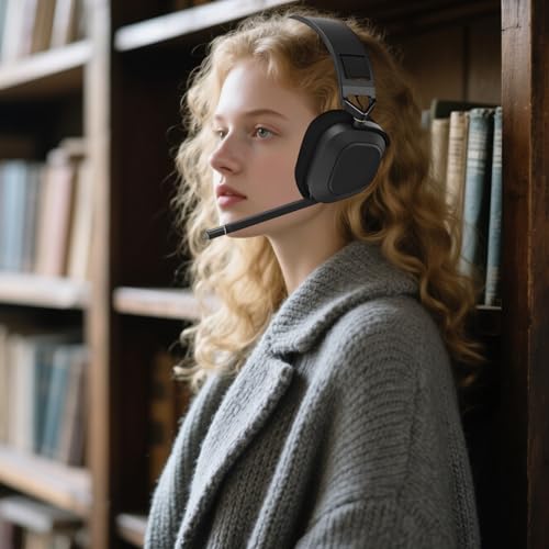 umvowuxa Wymienne nauszniki kompatybilne ze słuchawkami Corsair HS80, Fleece (czarny)