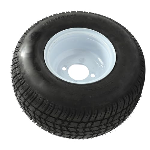 Bnineteenteam Cart-Reifen- und Rad-Kombination, 18 X 8,50-8 Cart-Reifen, Gummi, Besseres Handling, Cart-Reifen- und Rad-Baugruppe, Ersatz für E Z GO Carts
