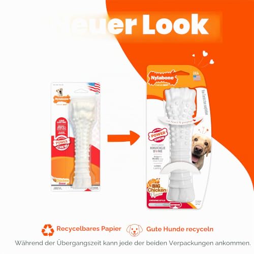 Interpet 977814 Nylabone - Dura Chew Kauknochen, Hähnchengeschmack, souper – Ansicht 3