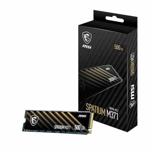 MSI SPATIUM M371 NVME .2 500GB disque SSD 500 Go PCI Express 4.0 3D NAND Neuf - vue 5