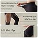 BampooPanPa High-Waist Shapewear Sweatpants Yoga Pants Sexy Cut-Out Fishnet Tights Shaping Leggings (Large, Black1)