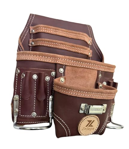 Zeluga 10 Pocket Rigger Leather Tool Bag