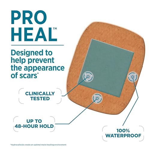 image for Band-Aid Brand Pro Heal Adhesive Bandages with Hydrocolloid Gel Pads, 
