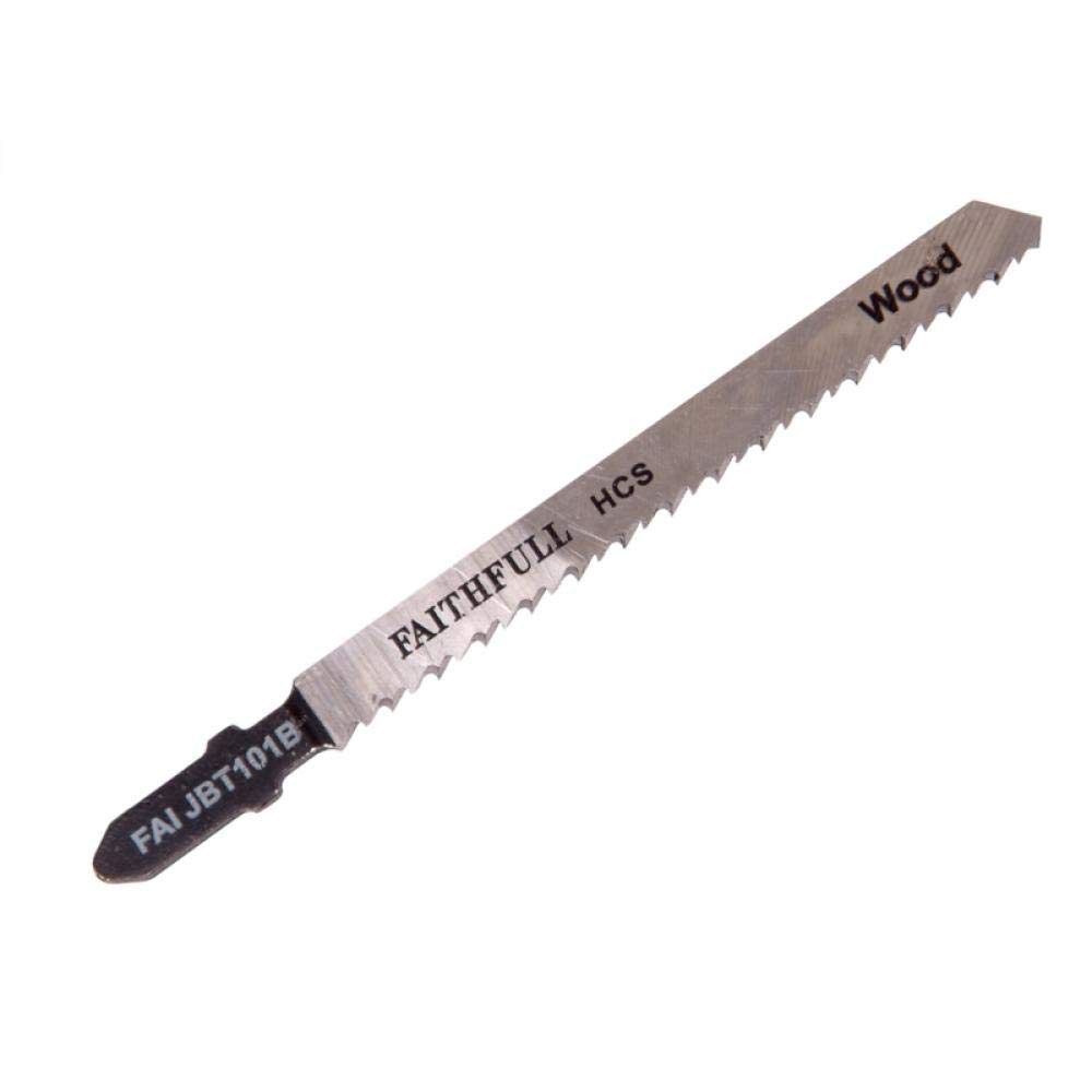 Lames de scie sauteuse bois tige en T Faithfull JBT101B pack de 5