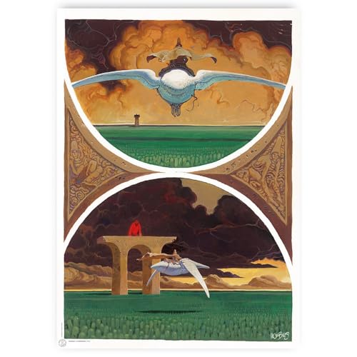 Affiche Moebius Arzak Le Portique 50x70 edition de collection pour cadre