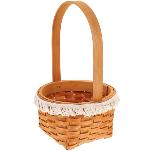 Cesta de frutas tejida de madera ideal para decorar bodas y mesas con encanto natural 2