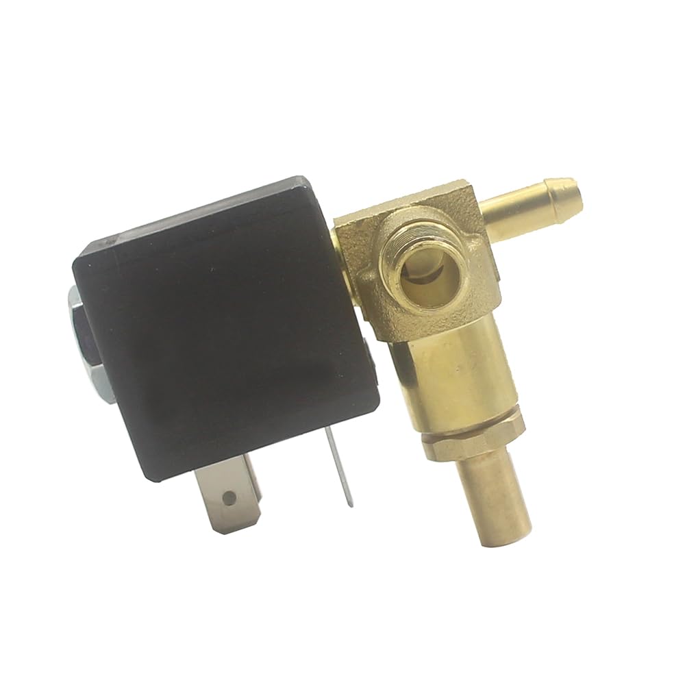 Jiayin JYZ-3 G1/8" AC 230 V 3 voies 10 Bar Électromagnétique Micro-aimant Eau Vapeur Fer Chaudière Valve